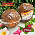 Pork Bali Aroma ham BLACKPEPPER HAM lada hitam frozen whole cut half +/- 2.3 kg/pc (price/kg)